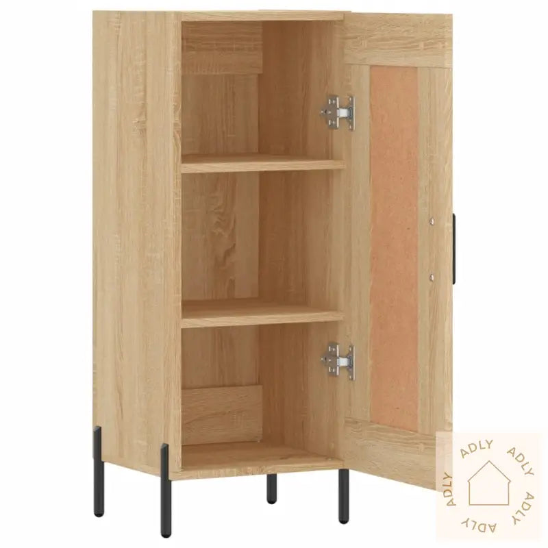 Skjenk Sonoma Eik 34,5X34X90 Cm Konstruert Tre