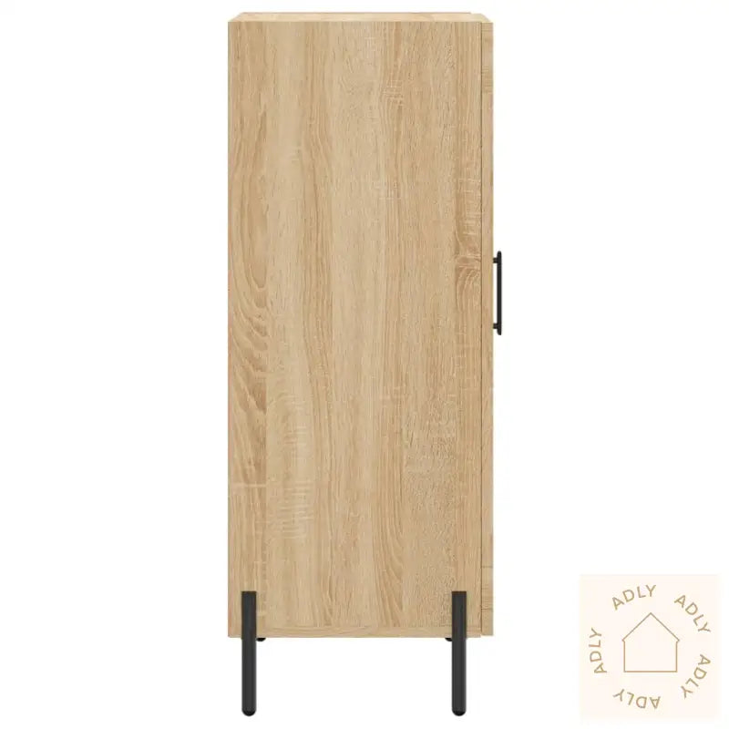 Skjenk Sonoma Eik 34,5X34X90 Cm Konstruert Tre