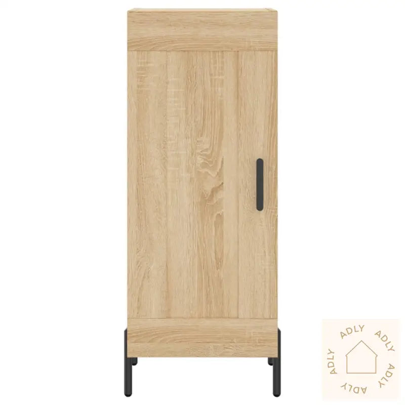 Skjenk Sonoma Eik 34,5X34X90 Cm Konstruert Tre