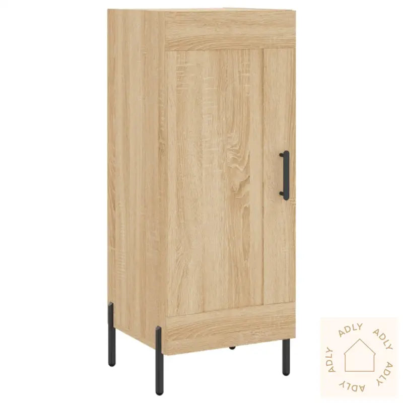 Skjenk Sonoma Eik 34,5X34X90 Cm Konstruert Tre