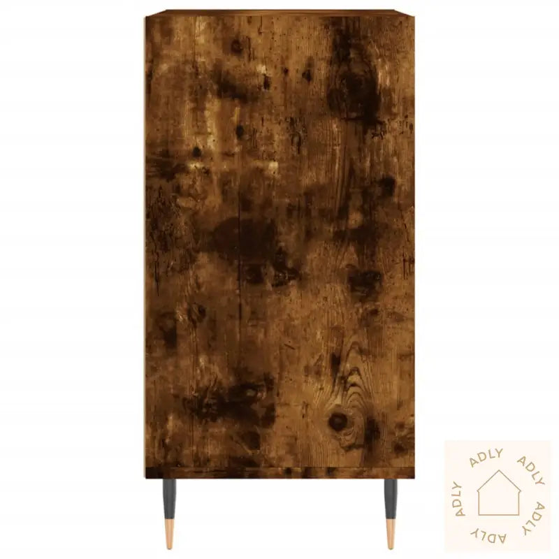 Skjenk Røkt Eik 57X35X70 Cm Konstruert Tre