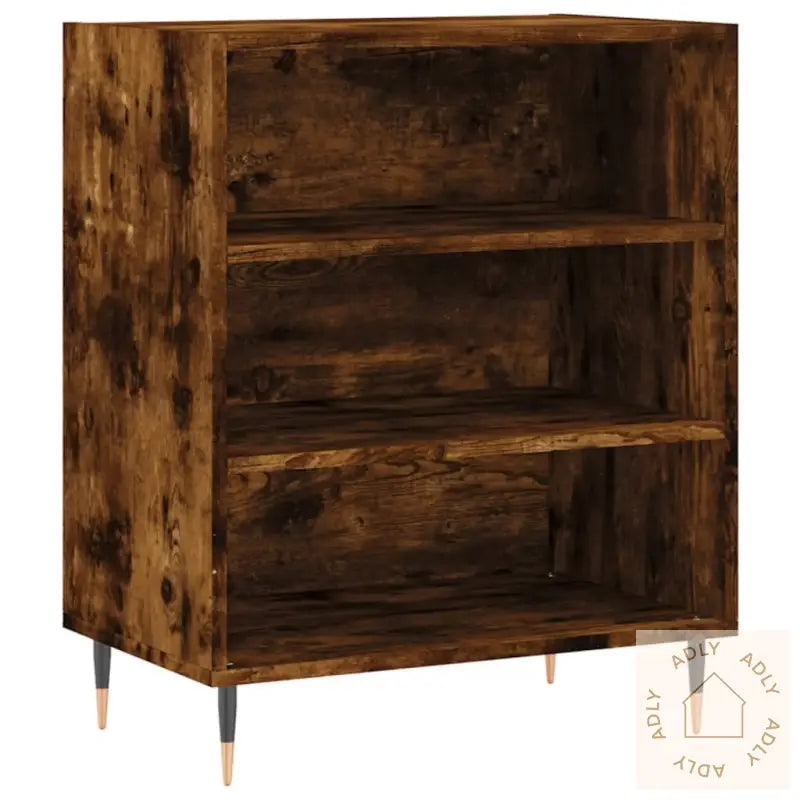 Skjenk Røkt Eik 57X35X70 Cm Konstruert Tre