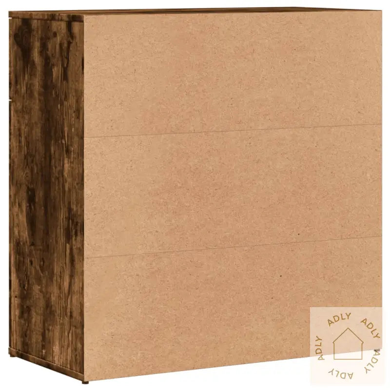 Skjenk Røkt Eik 79X38X80 Cm Konstruert Tre
