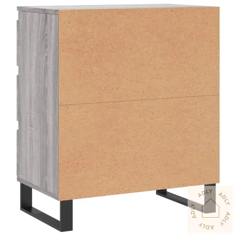 Skjenk Grå Sonoma 60X35X70 Cm Konstruert Tre