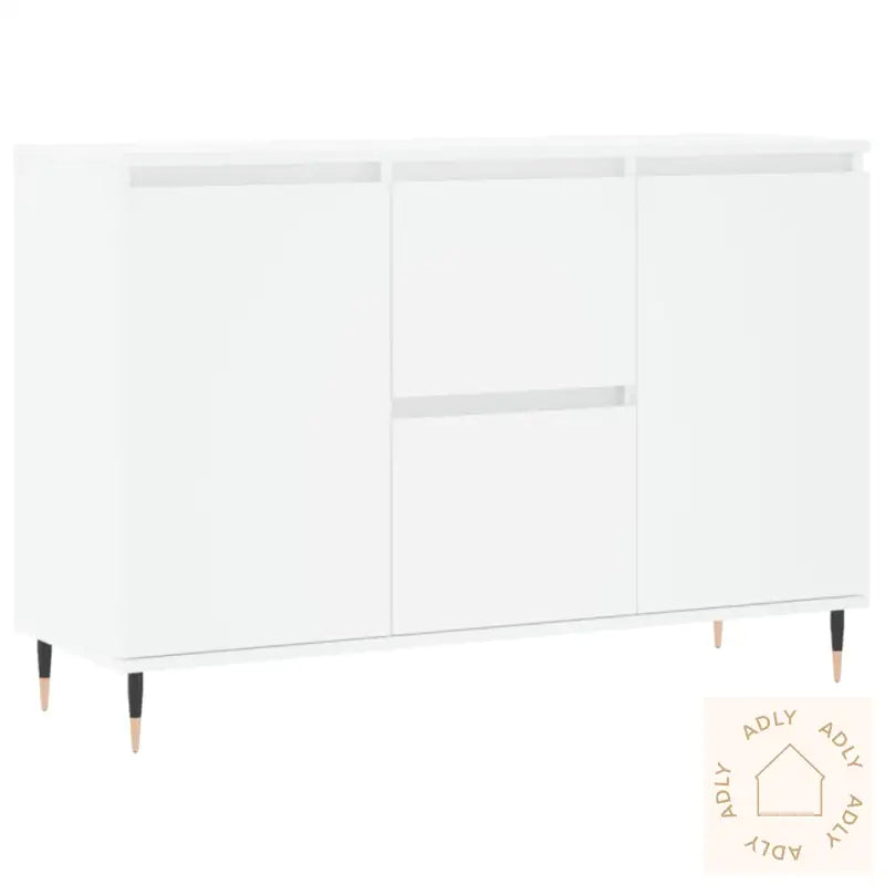 Skjenk Hvit 104X35X70 Cm Konstruert Tre