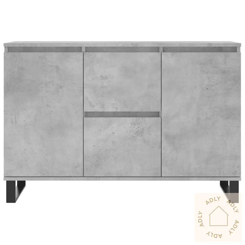 Skjenk Grå 104X35X70 Cm Konstruert Tre