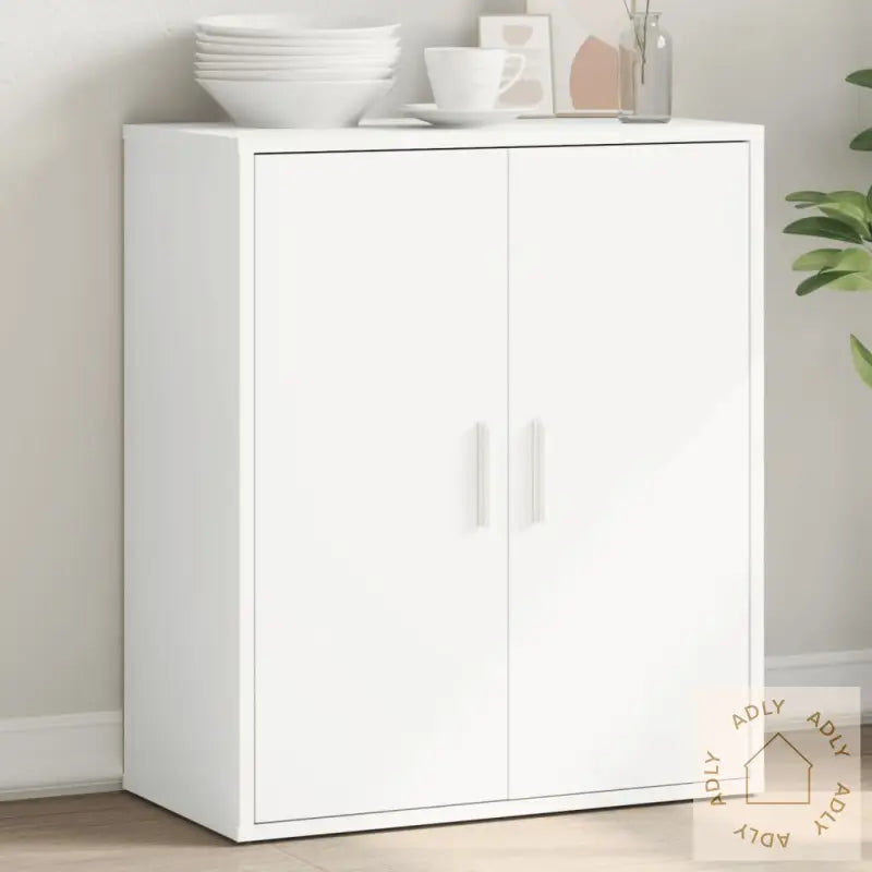 Skjenk Hvit 60X31X70 Cm Konstruert Tre