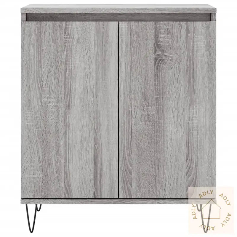 Skjenk Grå Sonoma 60X35X70 Cm Konstruert Tre