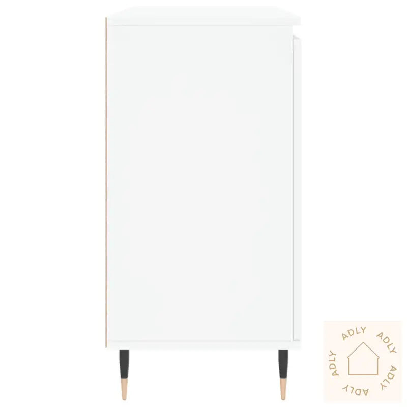Skjenk Hvit 104X35X70 Cm Konstruert Tre