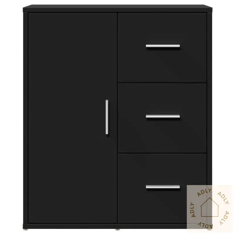 Skjenk Svart 60X31X70 Cm Konstruert Tre