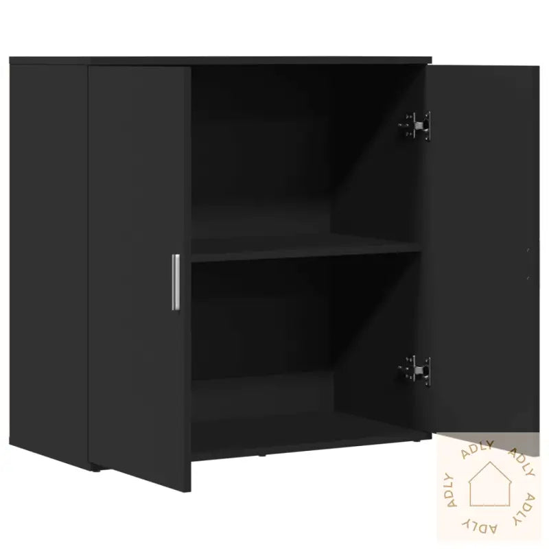 Skjenk Svart 79X38X80 Cm Konstruert Tre