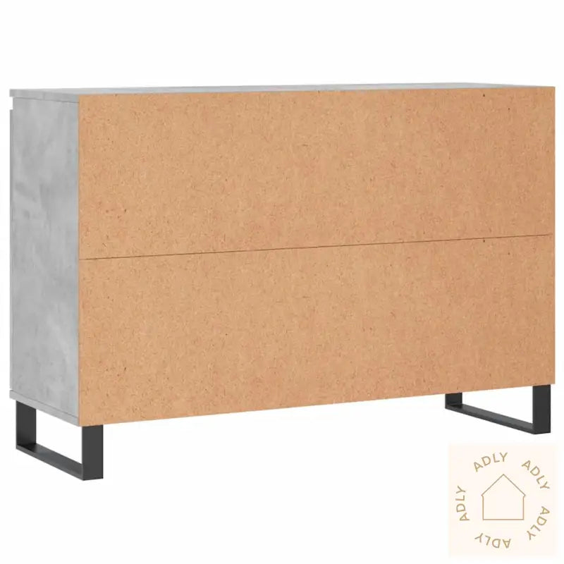 Skjenk Grå 104X35X70 Cm Konstruert Tre