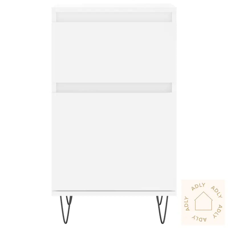 Skjenk Hvit 40X35X70 Cm Konstruert Tre