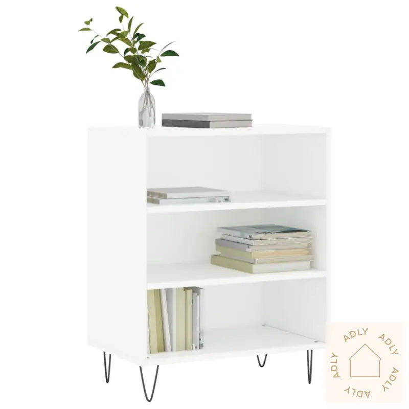Skjenk Hvit 57X35X70 Cm Konstruert Tre