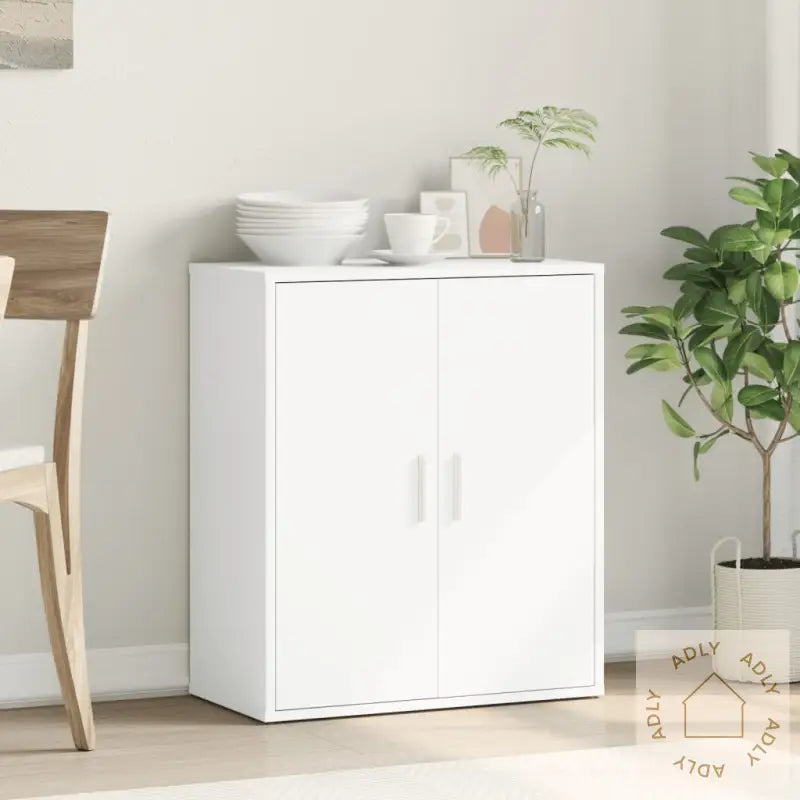 Skjenk Hvit 60X31X70 Cm Konstruert Tre