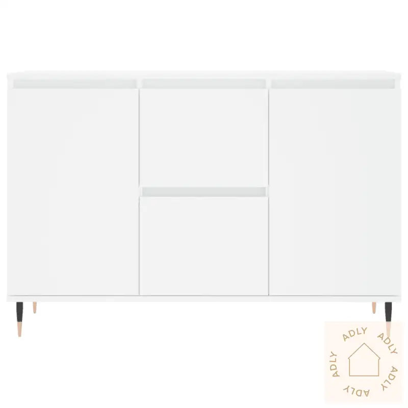 Skjenk Hvit 104X35X70 Cm Konstruert Tre