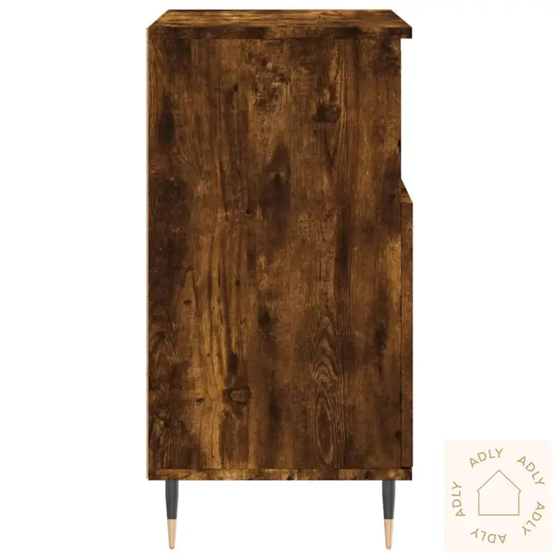 Skjenk Røkt Eik 60X35X70 Cm Konstruert Tre