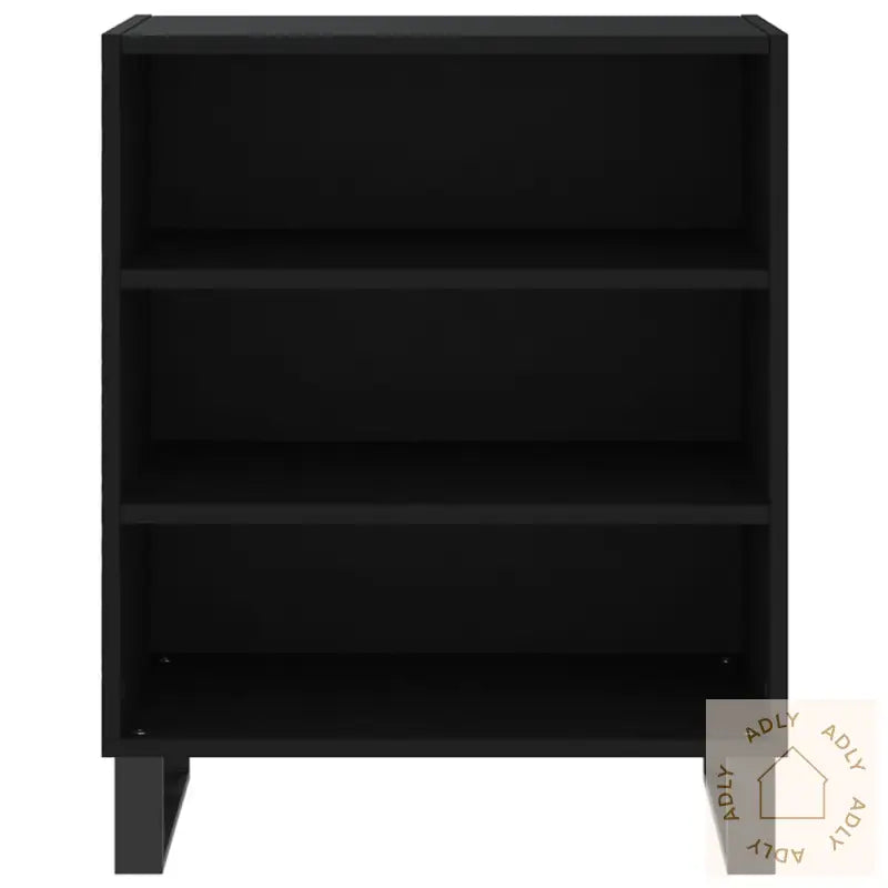 Skjenk Svart 57X35X70 Cm Konstruert Tre