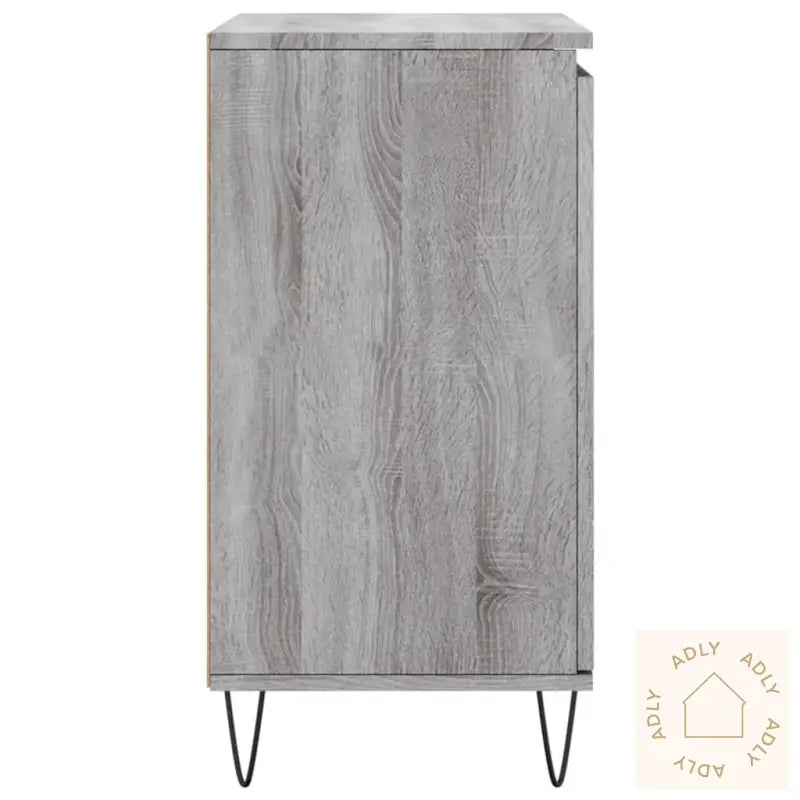 Skjenk Grå Sonoma 60X35X70 Cm Konstruert Tre