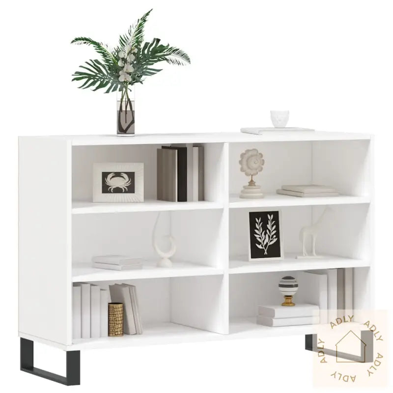 Skjenk Hvit 103,5X35X70 Cm Konstruert Tre