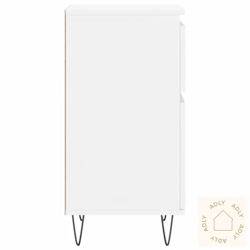 Skjenk Hvit 40X35X70 Cm Konstruert Tre