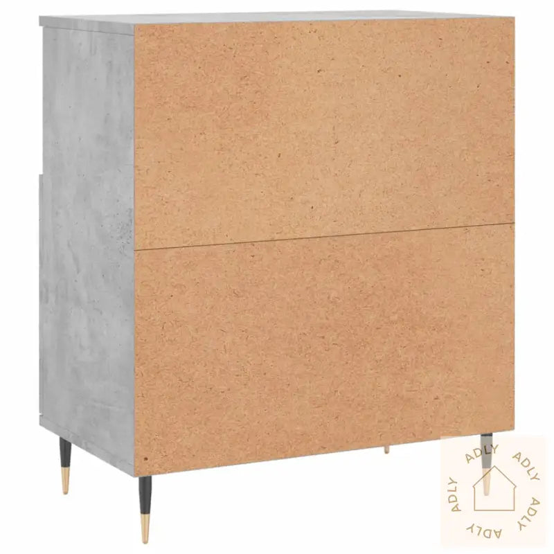 Skjenk Betonggrå 60X35X70 Cm Konstruert Tre