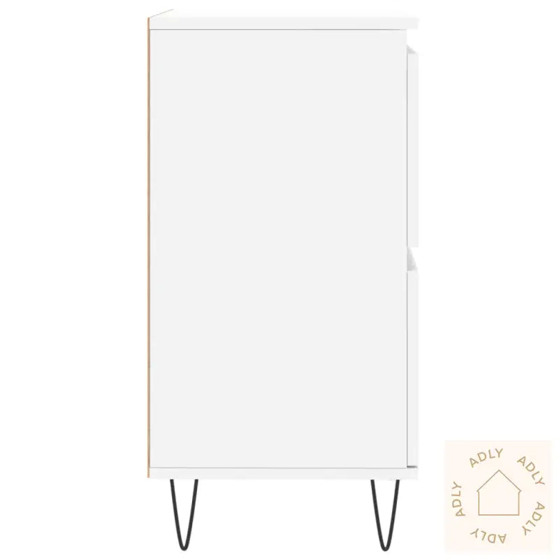 Skjenk Hvit 60X35X70 Cm Konstruert Tre