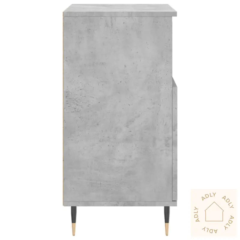 Skjenk Betonggrå 60X35X70 Cm Konstruert Tre