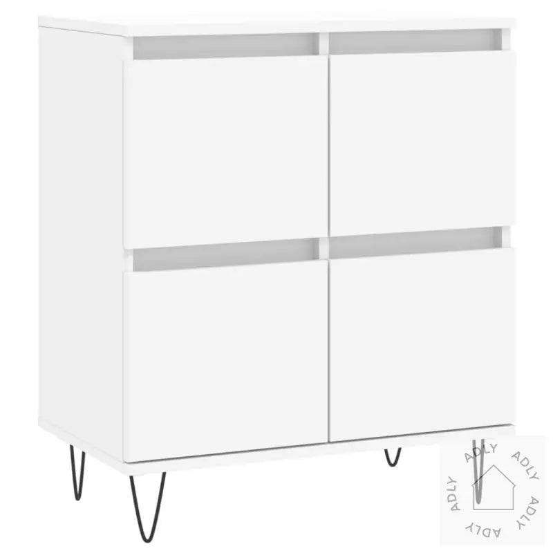 Skjenk Hvit 60X35X70 Cm Konstruert Tre