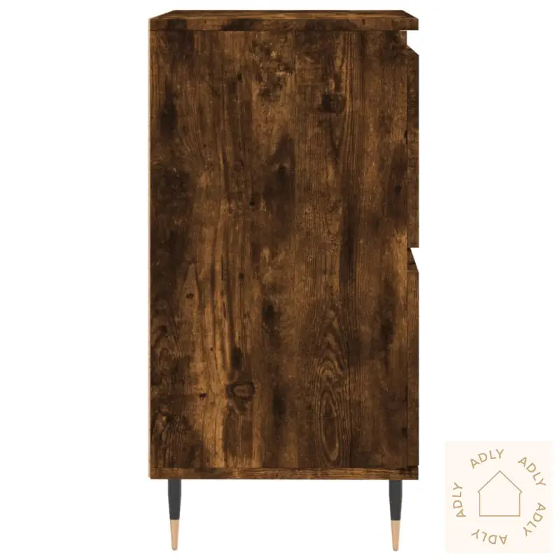 Skjenk Røkt Eik 60X35X70 Cm Konstruert Tre