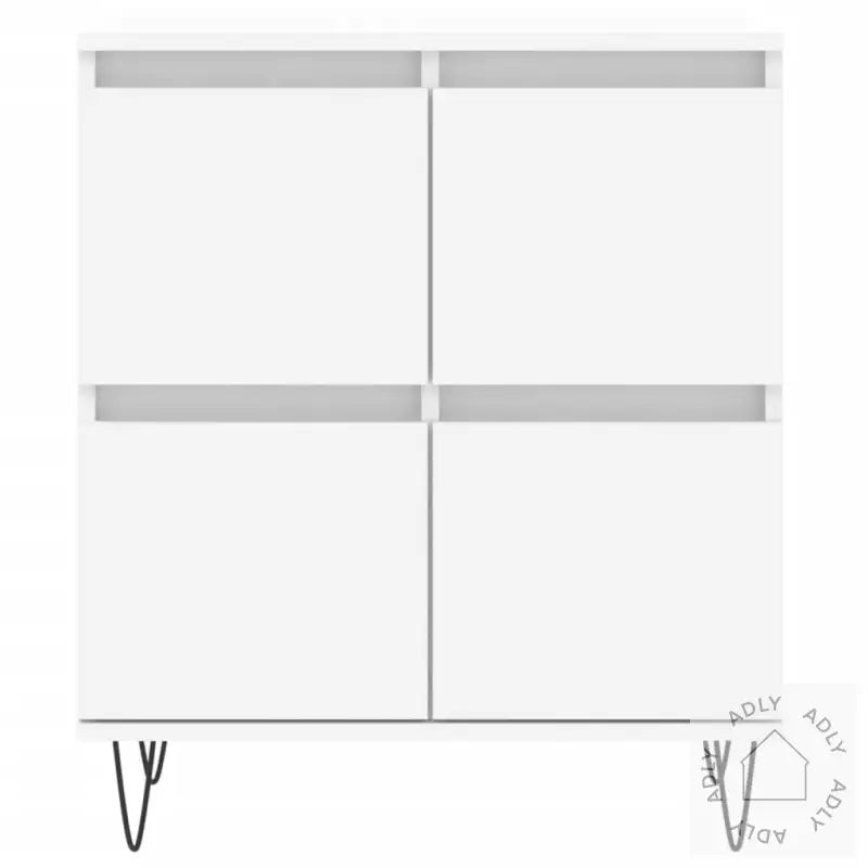 Skjenk Hvit 60X35X70 Cm Konstruert Tre