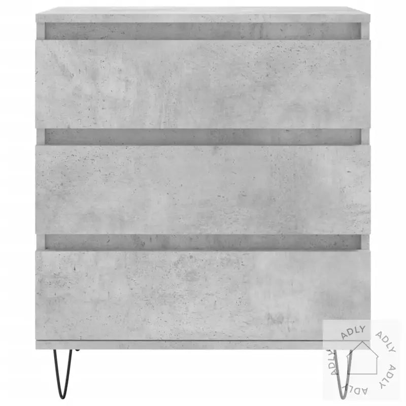 Skjenk Betonggrå 60X35X70 Cm Konstruert Tre