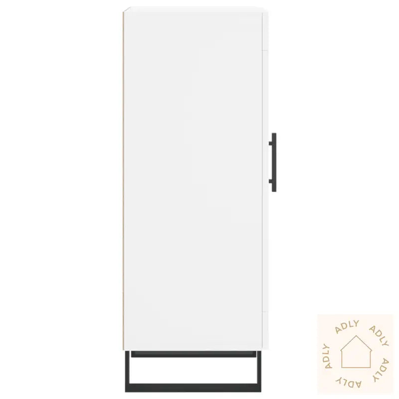 Skjenk Hvit 34,5X34X90 Cm Konstruert Tre