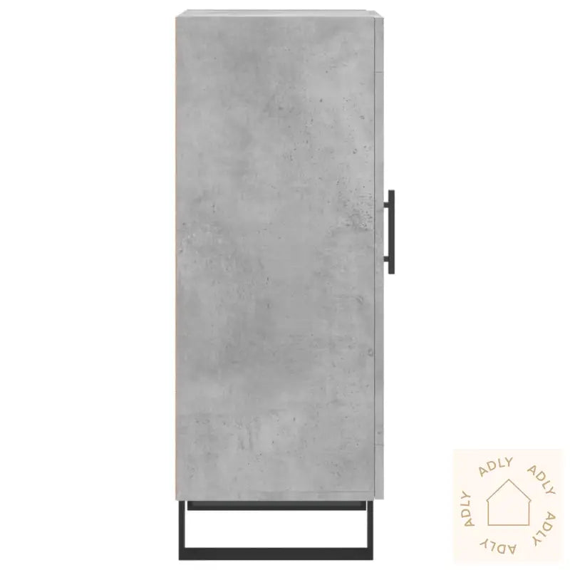 Skjenk Betonggrå 34,5X34X90 Cm Konstruert Tre