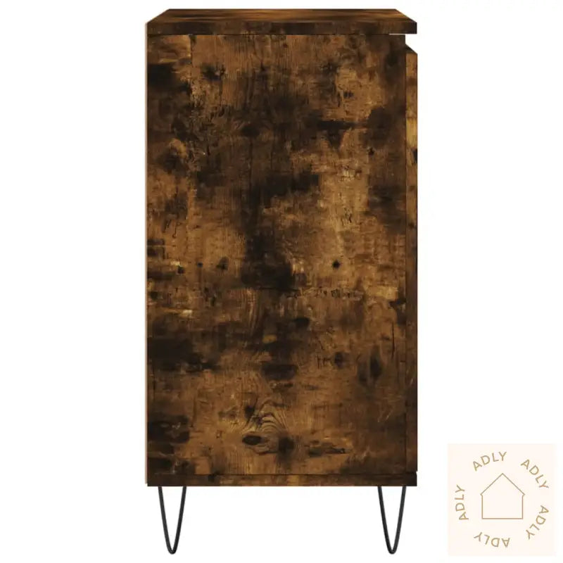 Skjenk Røkt Eik 60X35X70 Cm Konstruert Tre