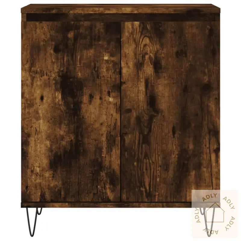 Skjenk Røkt Eik 60X35X70 Cm Konstruert Tre