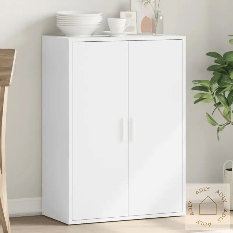 Skjenk Hvit 60X31X84 Cm Konstruert Tre