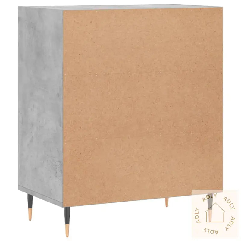 Skjenk Betonggrå 57X35X70 Cm Konstruert Tre