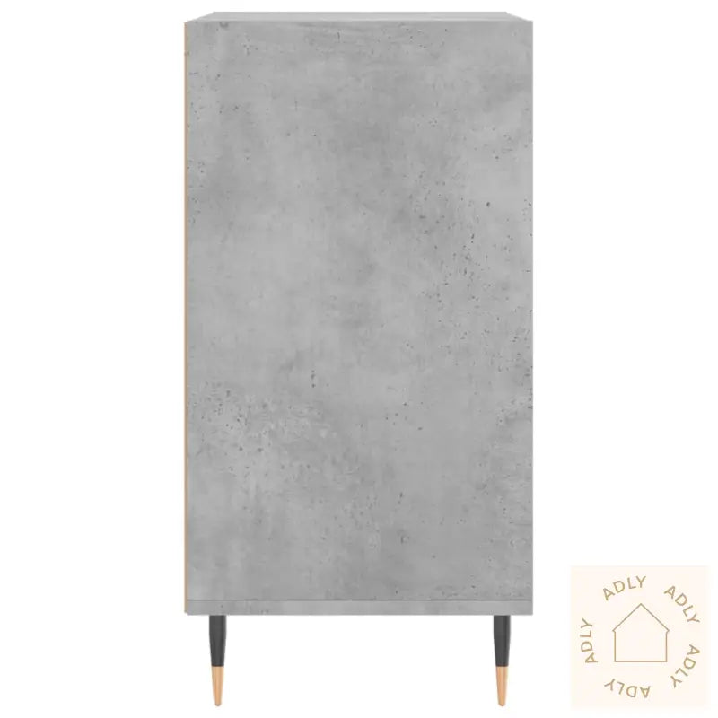 Skjenk Betonggrå 57X35X70 Cm Konstruert Tre