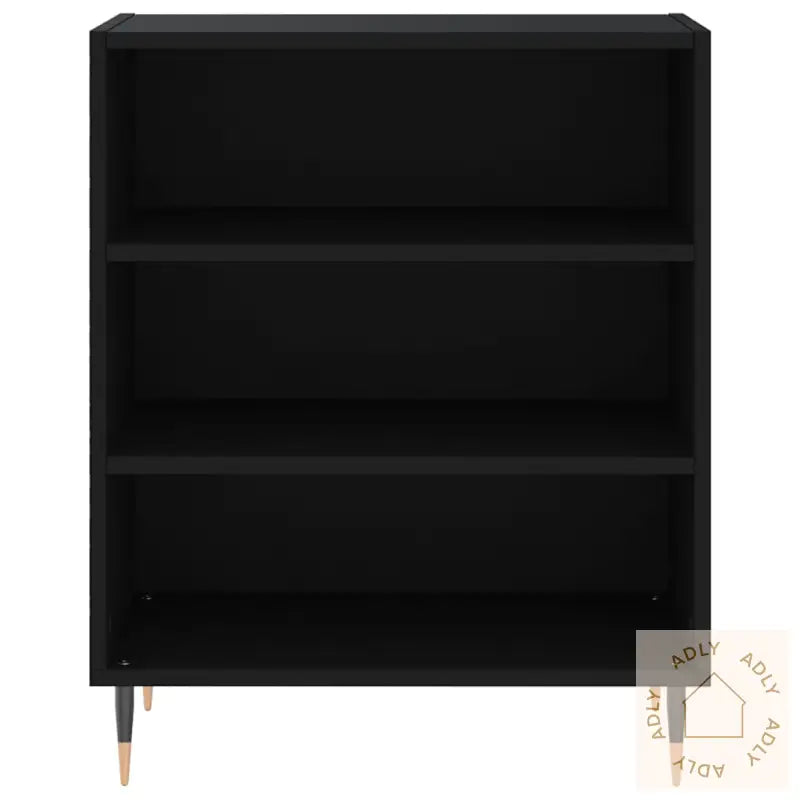 Skjenk Svart 57X35X70 Cm Konstruert Tre
