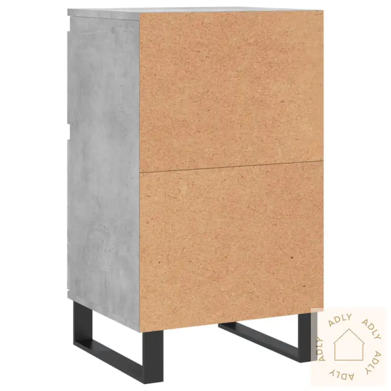 Skjenker 2 Stk Betonggrå 40X35X70 Cm Konstruert Tre
