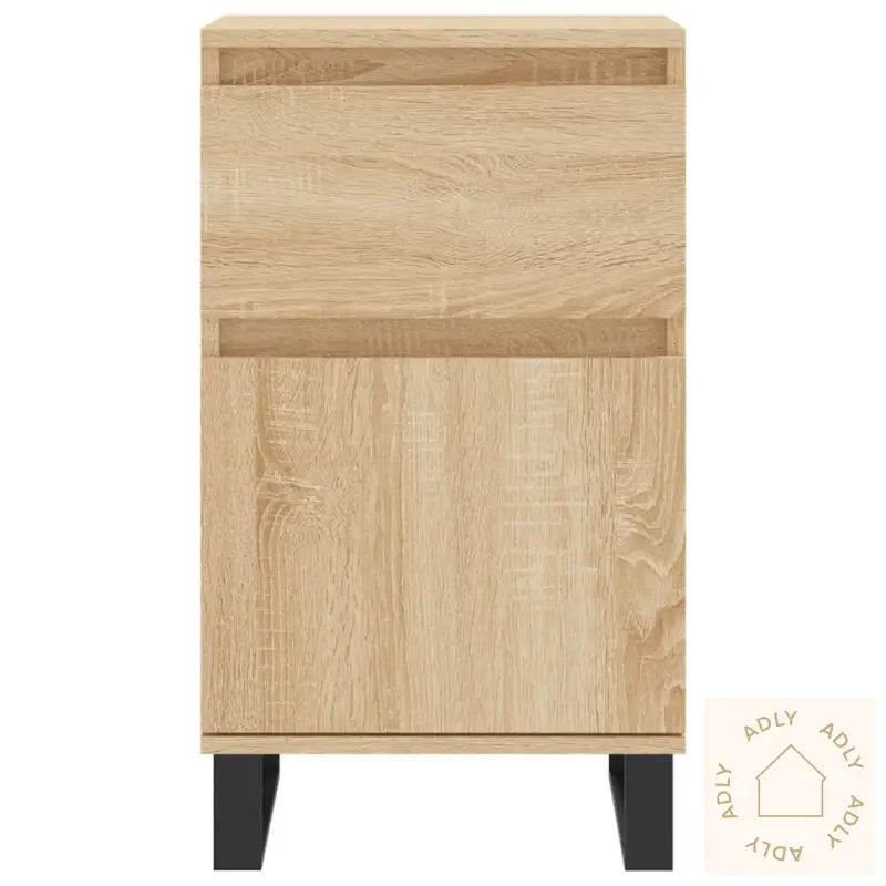 Skjenker 2 Stk Sonoma Eik 40X35X70 Cm Konstruert Tre