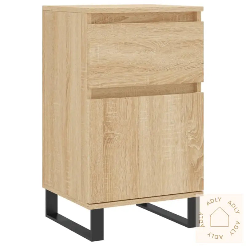 Skjenker 2 Stk Sonoma Eik 40X35X70 Cm Konstruert Tre