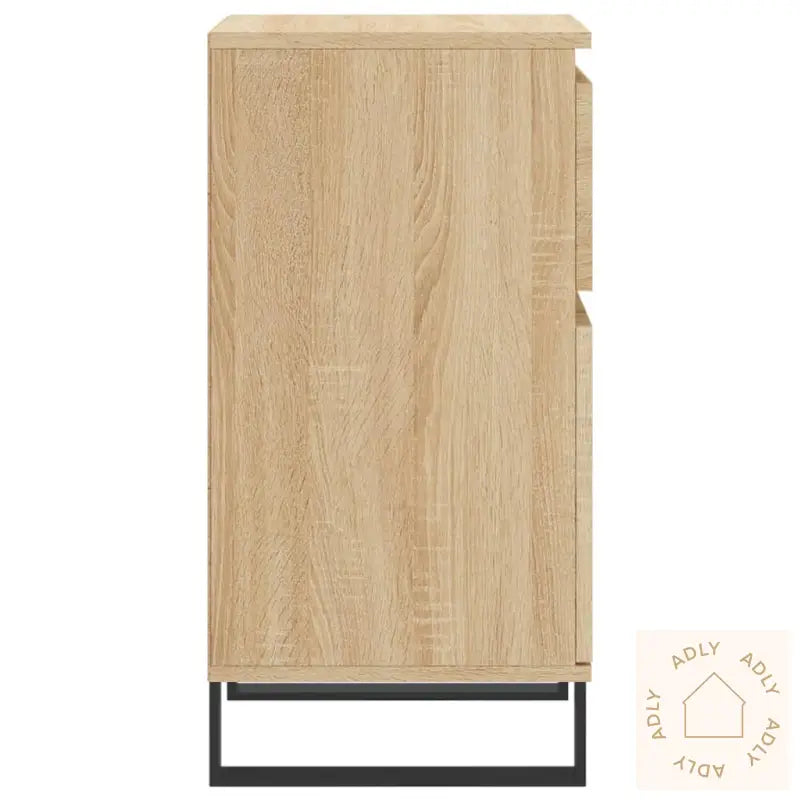 Skjenker 2 Stk Sonoma Eik 40X35X70 Cm Konstruert Tre