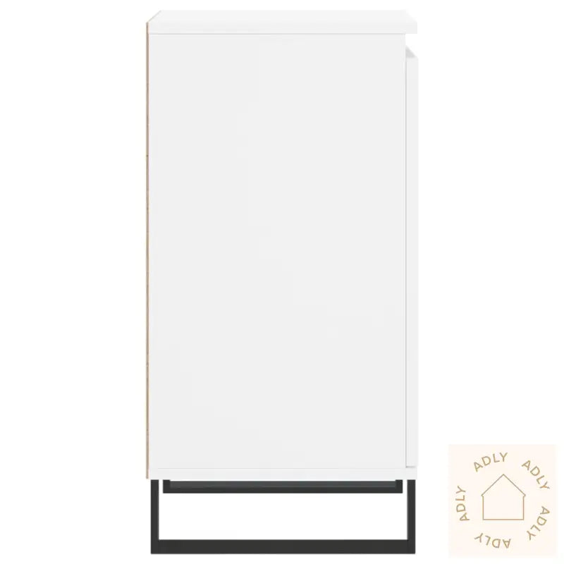 Skjenker 2 Stk Hvit 40X35X70 Cm Konstruert Tre
