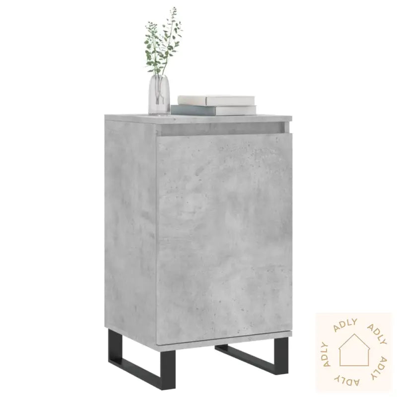 Skjenker 2 Stk Betonggrå 40X35X70 Cm Konstruert Tre