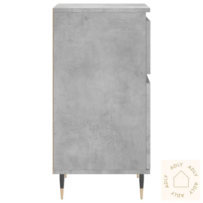 Skjenker 2 Stk Betonggrå 40X35X70 Cm Konstruert Tre