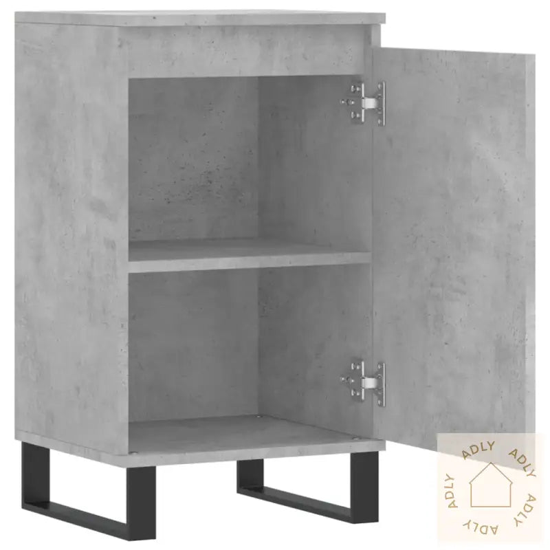 Skjenker 2 Stk Betonggrå 40X35X70 Cm Konstruert Tre