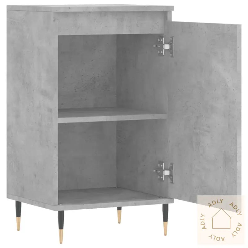Skjenker 2 Stk Betonggrå 40X35X70 Cm Konstruert Tre
