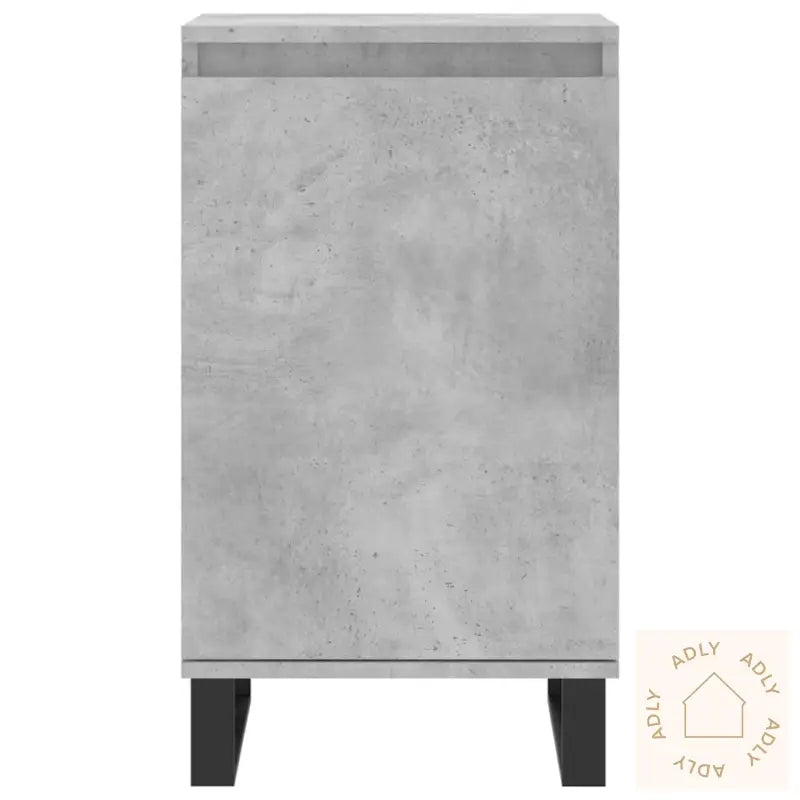 Skjenker 2 Stk Betonggrå 40X35X70 Cm Konstruert Tre